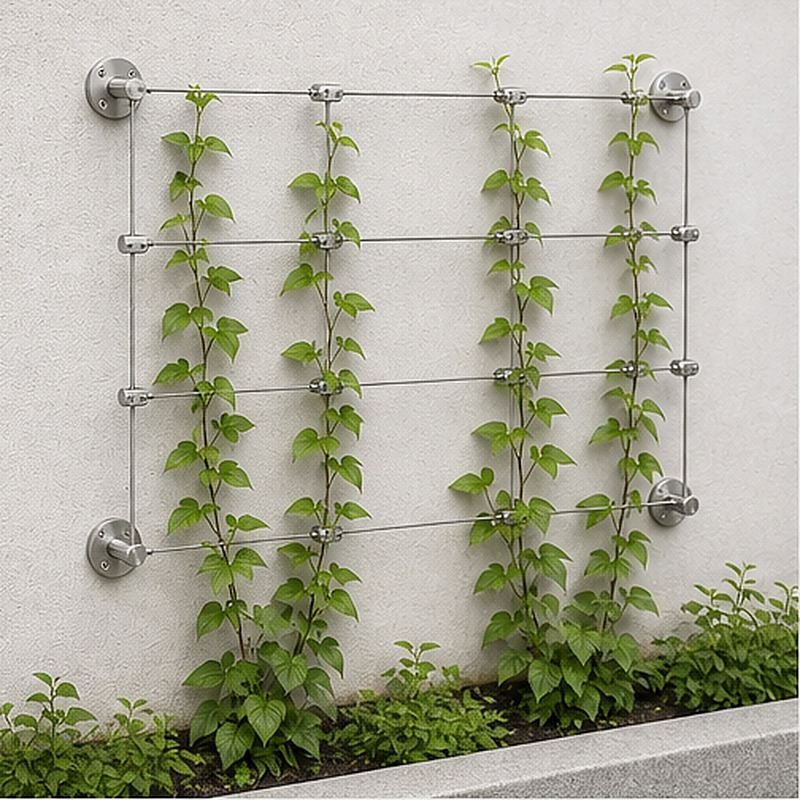 Rectangular Cable Trellis Kit — Silver appearance