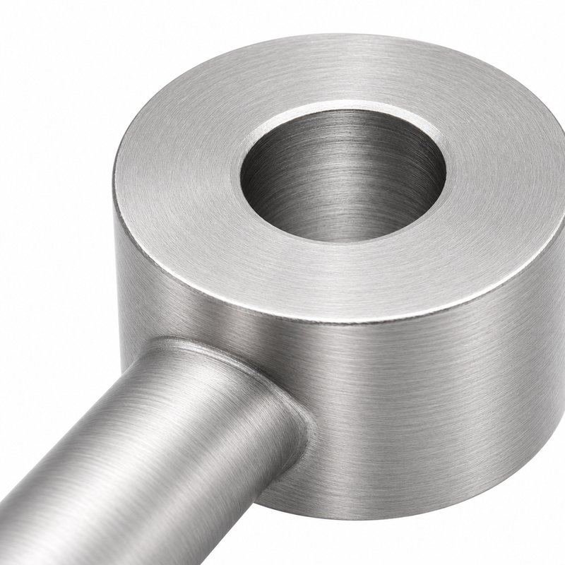 Right Angle Mesh Edge Fitting — Fine brushed silver appearance