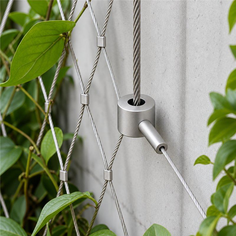 Right Angle Mesh Edge Fitting — Matte silver appearance
