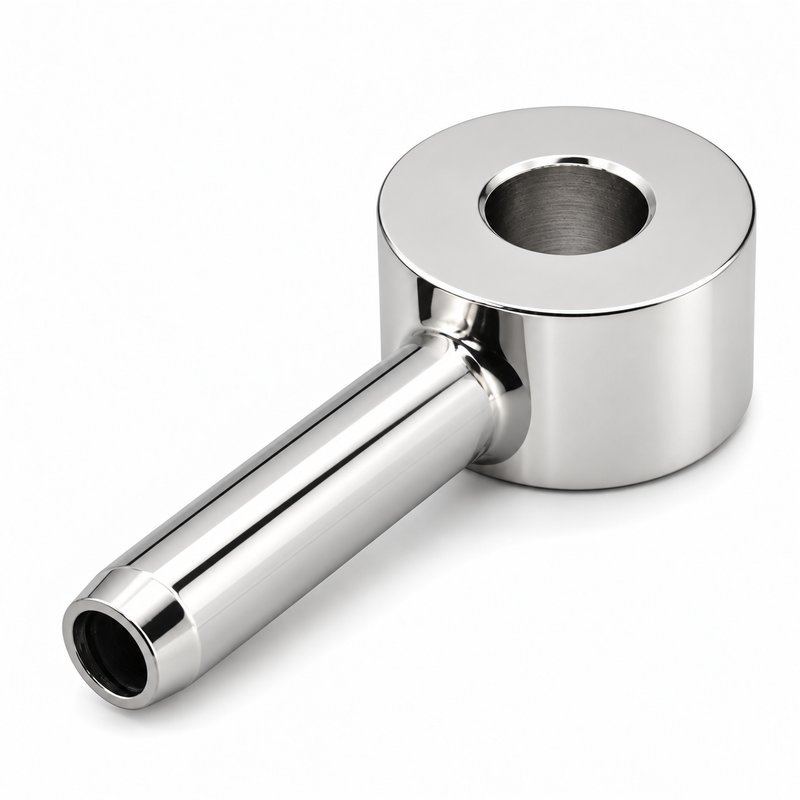 Right Angle Mesh Edge Fitting — Polished silver appearance