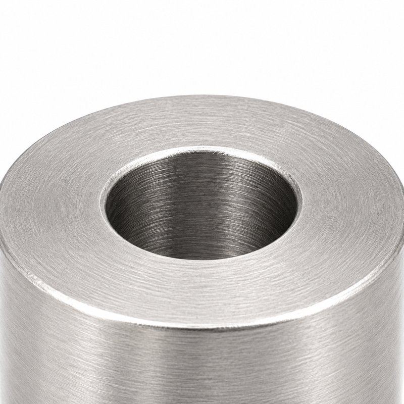 Right Angle Mesh Edge Fitting — Satin silver appearance