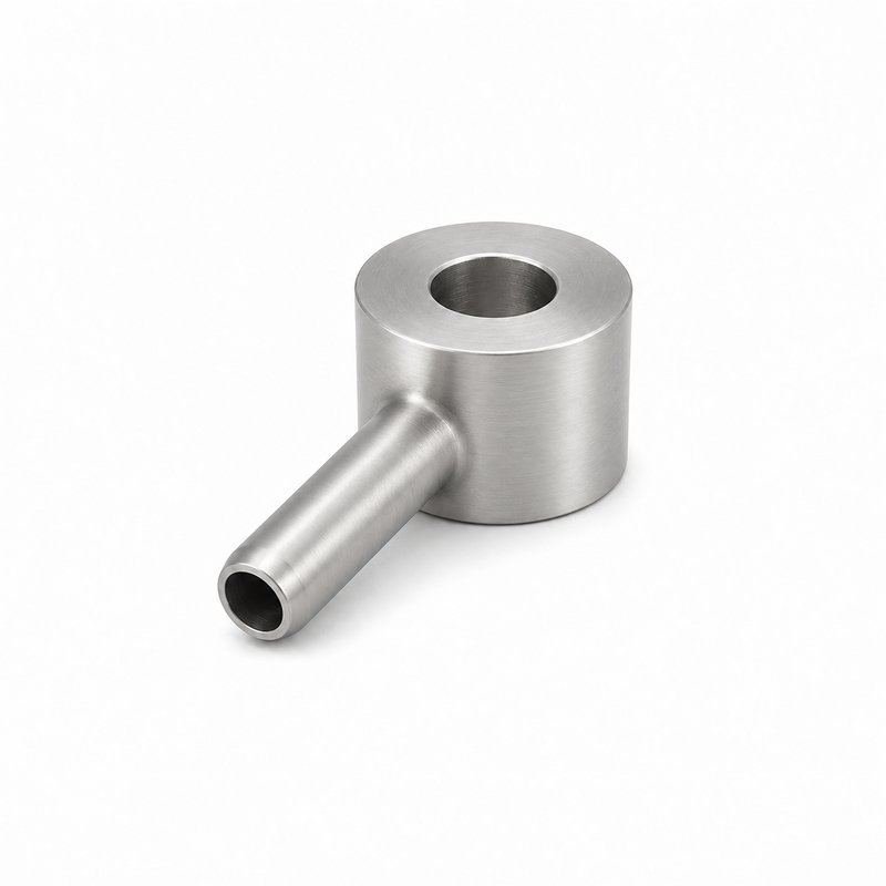 Right Angle Mesh Edge Fitting — Satin silver appearance