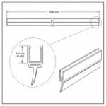 Shower Door Bottom Seal Strip