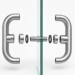 Back-to-Back Shower Door Handle