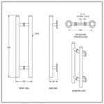 Ladder-Style Shower Door Handle