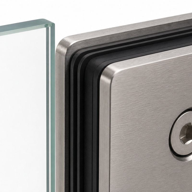 Heavy-Duty Shower Door Hinge
