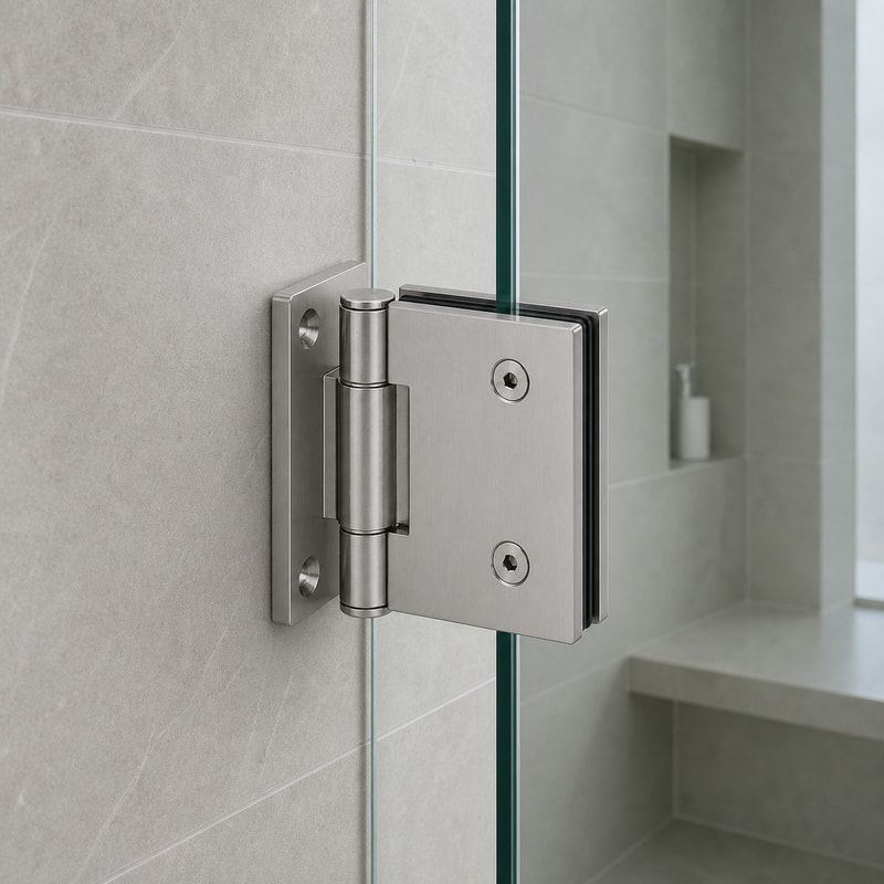 Self-Closing Glass Shower Door Hinge