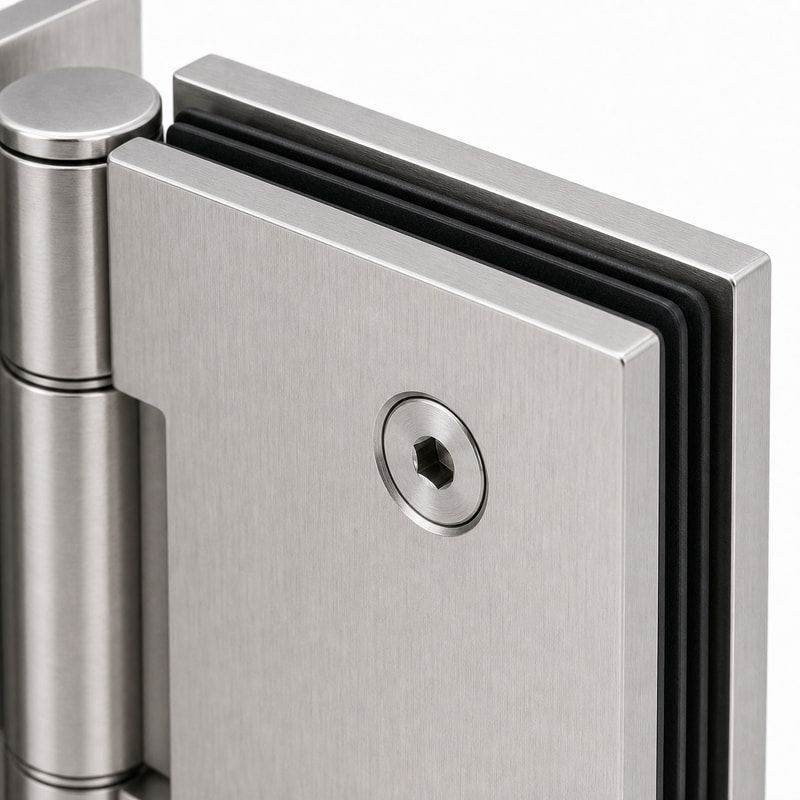 Self-Closing Glass Shower Door Hinge