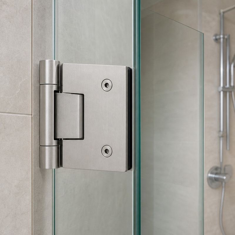 Soft-Close Frameless Shower Door Hinge