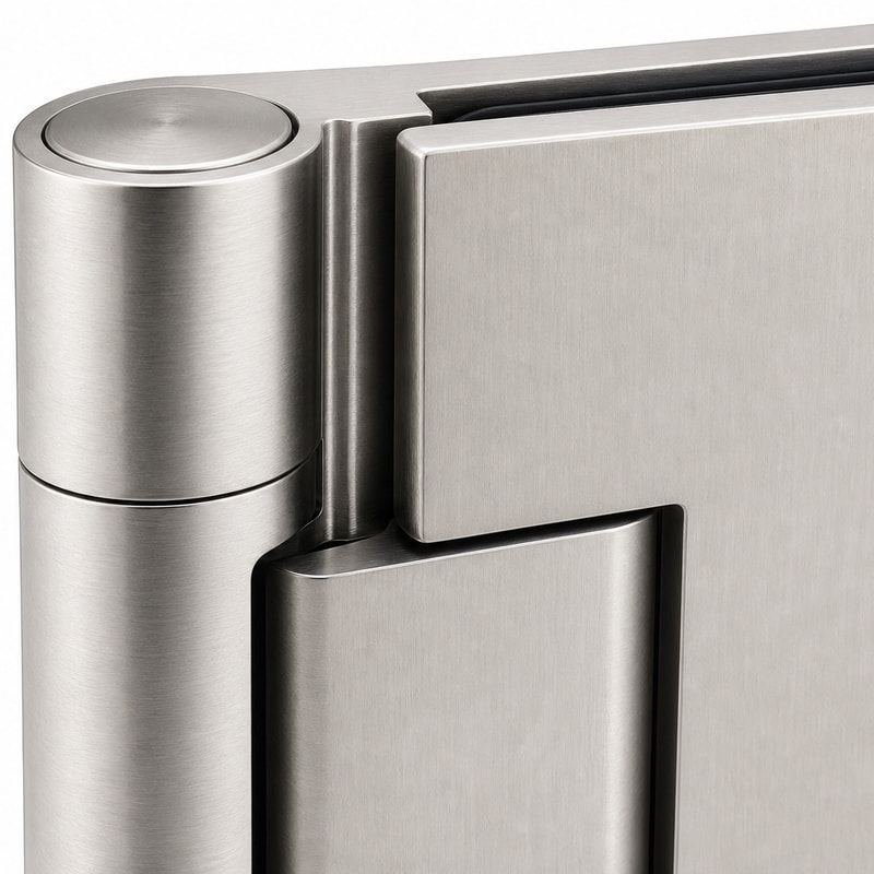 Soft-Close Frameless Shower Door Hinge