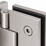 Square Back-Plate Shower Door Hinge
