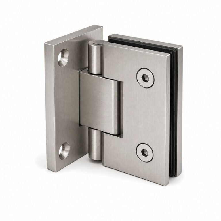 Square Back-Plate Shower Door Hinge