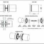 Round Shower Door Knob