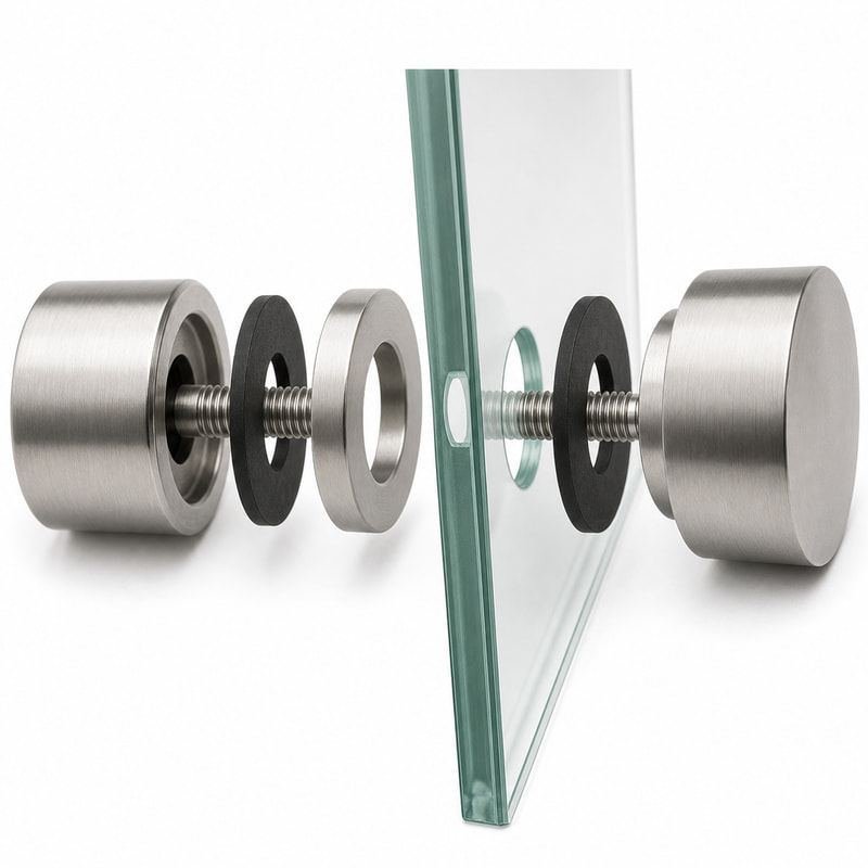 Round Shower Door Knob