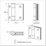 Side-Mounted Shower Door Pivot Hinge