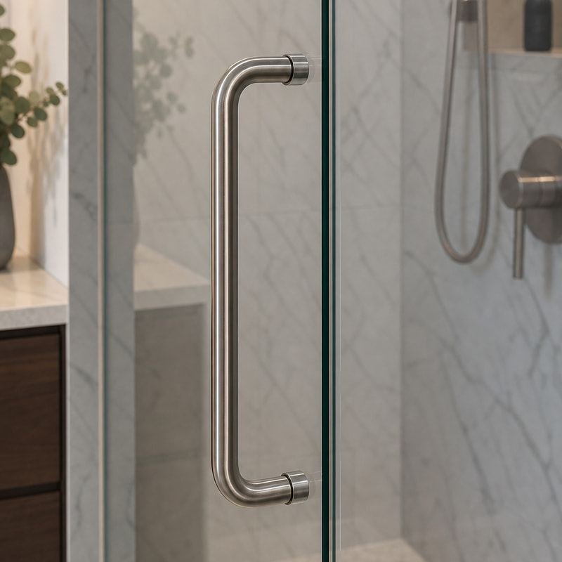 D-Shape Shower Door Pull Handle
