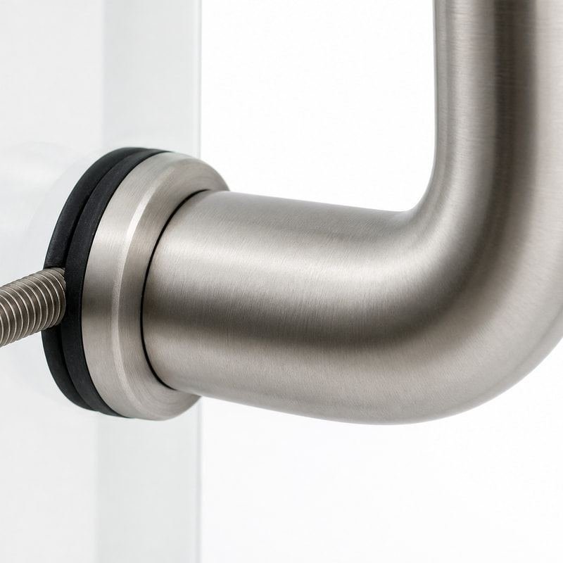 D-Shape Shower Door Pull Handle