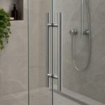 Round-Tube Shower Door Pull Handle