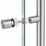 Round-Tube Shower Door Pull Handle