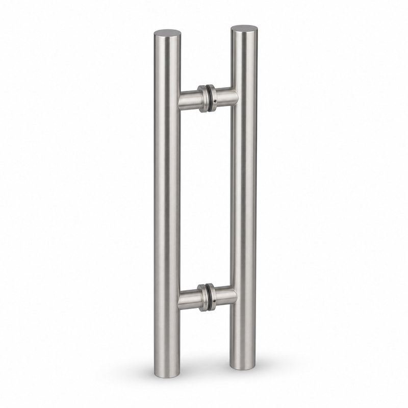 Round-Tube Shower Door Pull Handle