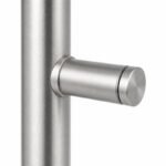 Round-Tube Shower Door Pull Handle