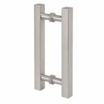 Square-Tube Shower Door Pull Handle