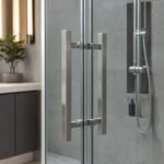 Square-Tube Shower Door Pull Handle