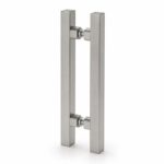 Square-Tube Shower Door Pull Handle