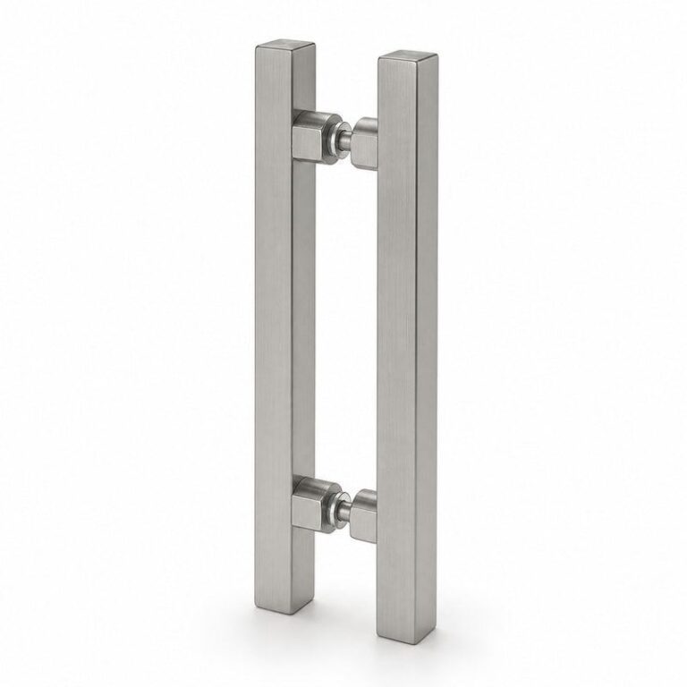 Square-Tube Shower Door Pull Handle
