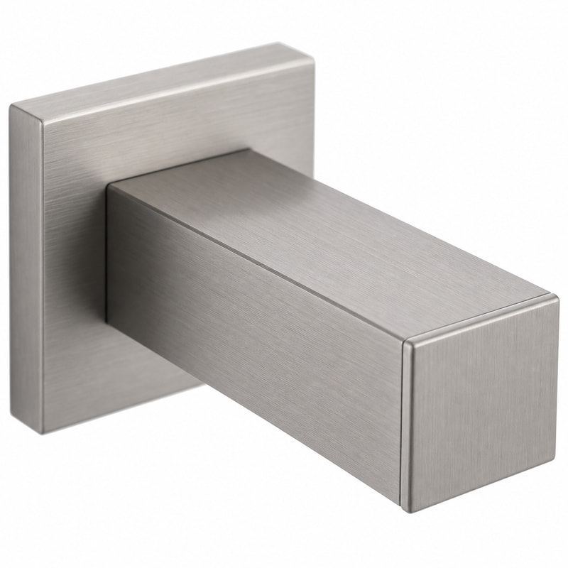 Square-Tube Shower Door Pull Handle
