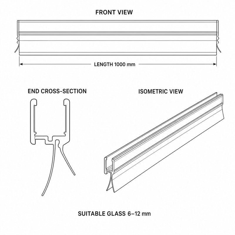 Shower Door Sweep Seal
