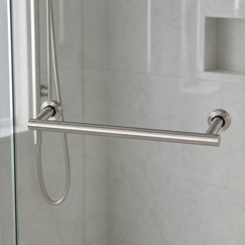 Shower Door Towel-Bar Handle