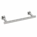 Polished Silver Shower Door Towel-Bar Handle — Finish Concept