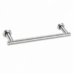 Polished Silver Shower Door Towel-Bar Handle — Finish Concept