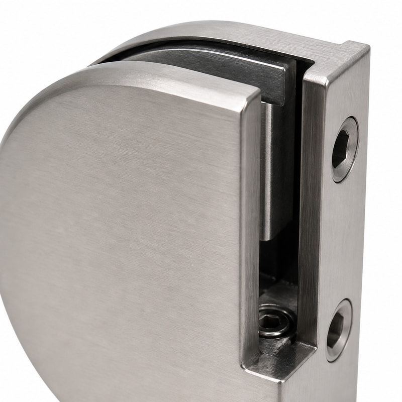 D-Shape Shower Glass Clamp