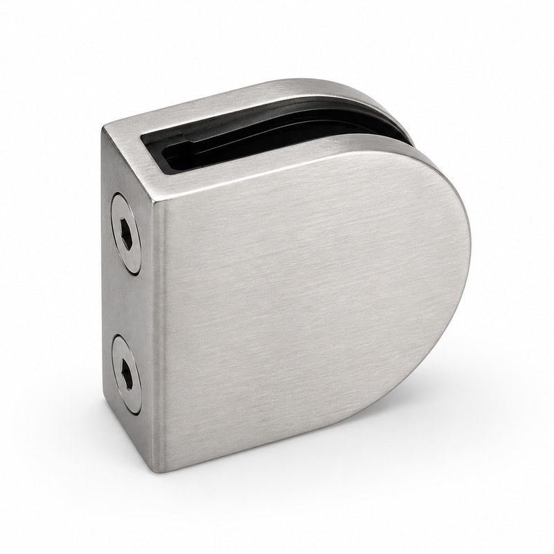 D-Shape Shower Glass Clamp