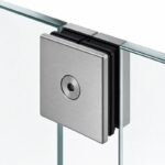 Square Glass-to-Glass Shower Clamp