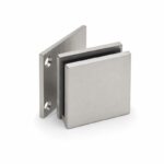 Square Wall-to-Glass Shower Clamp