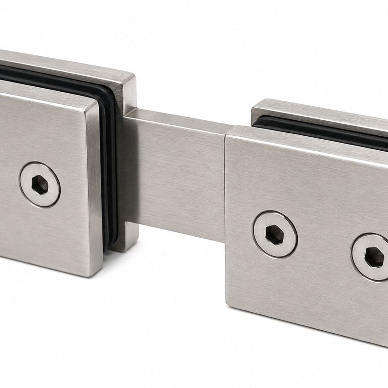 180 Degree Shower Glass Connector