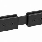 Matte Black 180 Degree Shower Glass Connector — Finish Concept