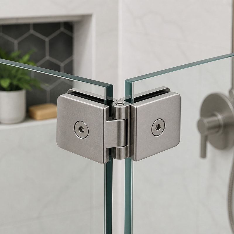 Adjustable Shower Glass Connector