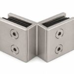90 Degree Shower Glass Corner Clamp