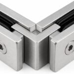 90 Degree Shower Glass Corner Clamp