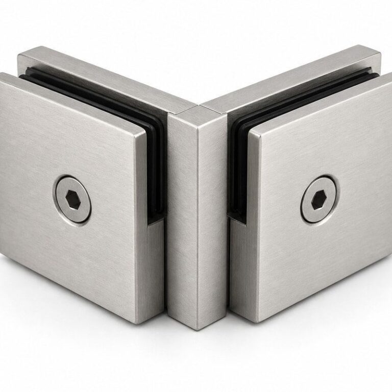 90 Degree Shower Glass Corner Clamp