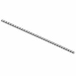 Polished Silver Round Shower Glass Stabilizer Bar — Finish Concept
