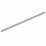Polished Silver Round Shower Glass Stabilizer Bar — Finish Concept
