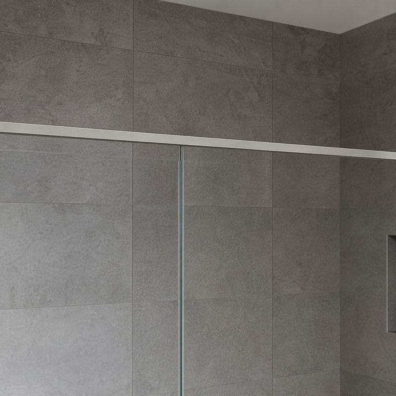 Square Shower Glass Support Bar