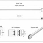 Square Shower Glass Support Bar