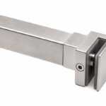 Square Shower Glass Support Bar
