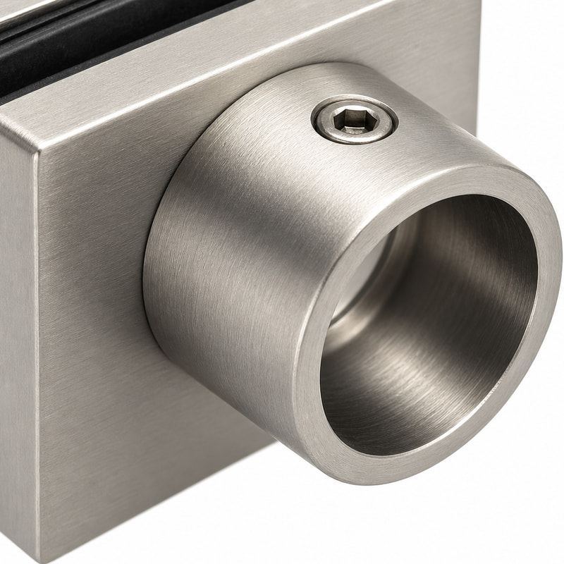 Shower Glass-to-Bar Clamp